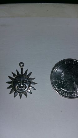 Sterling silver sun