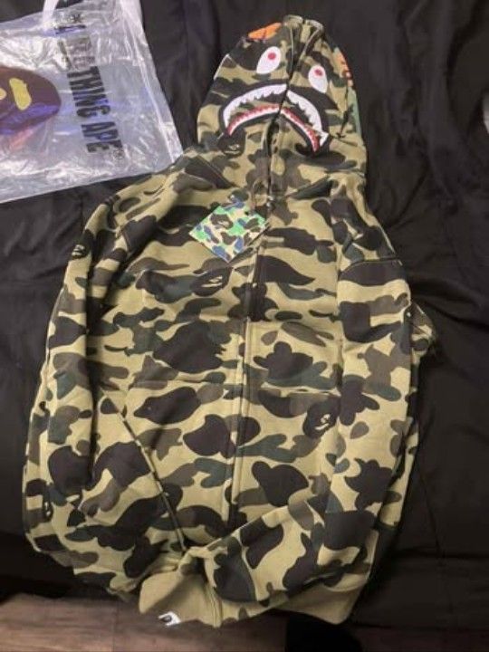Bape Hoodie Green