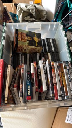 Dvd movies and audio books!