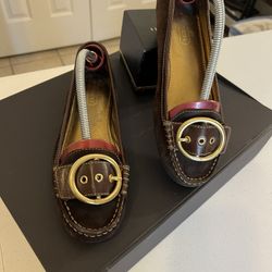 Coach Brown Suede Flats, size 7