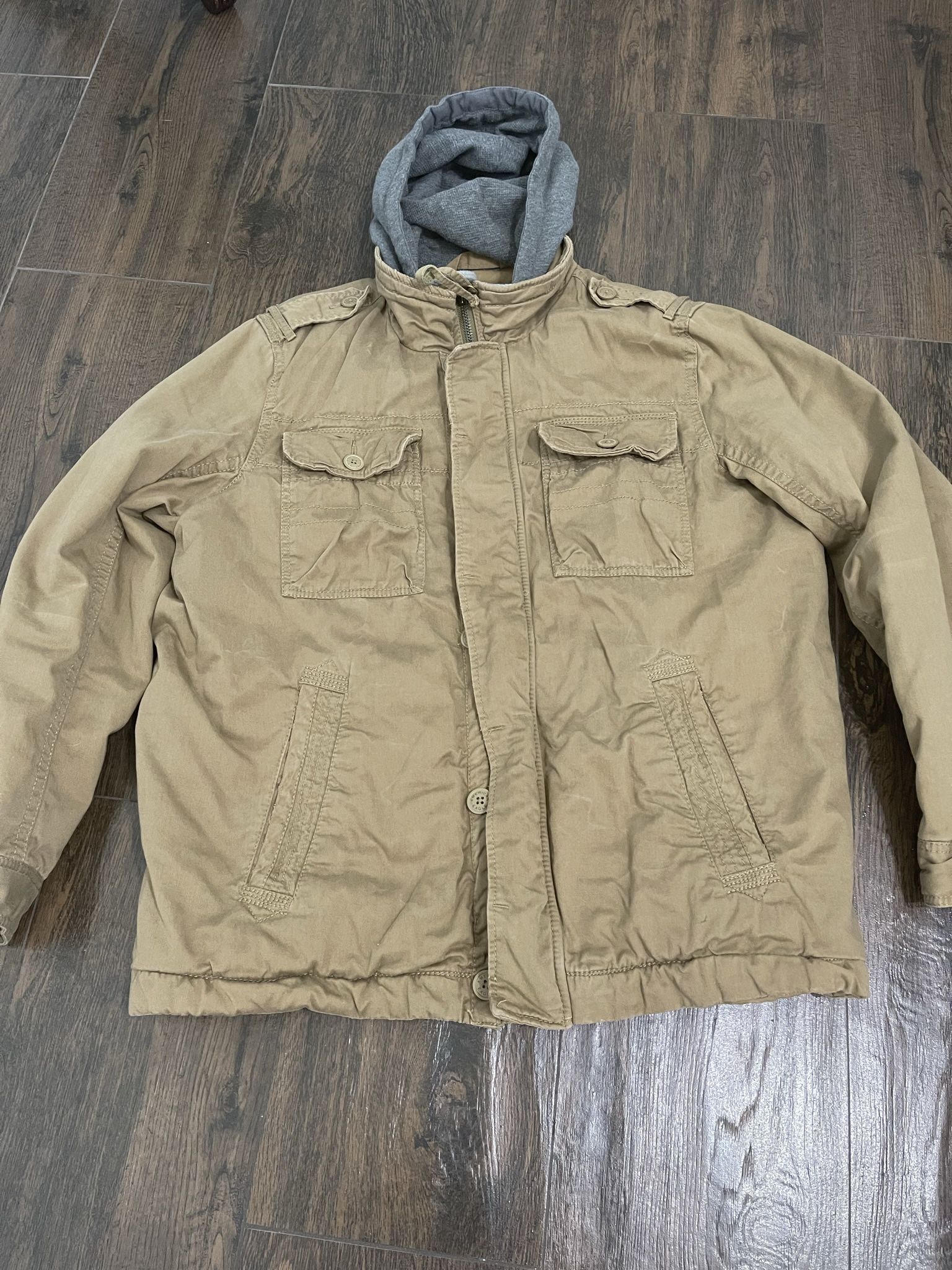 American eagle cheap khaki jacket