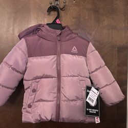 Reebok Toddler Heavyweight Puffer Jacket with Hood