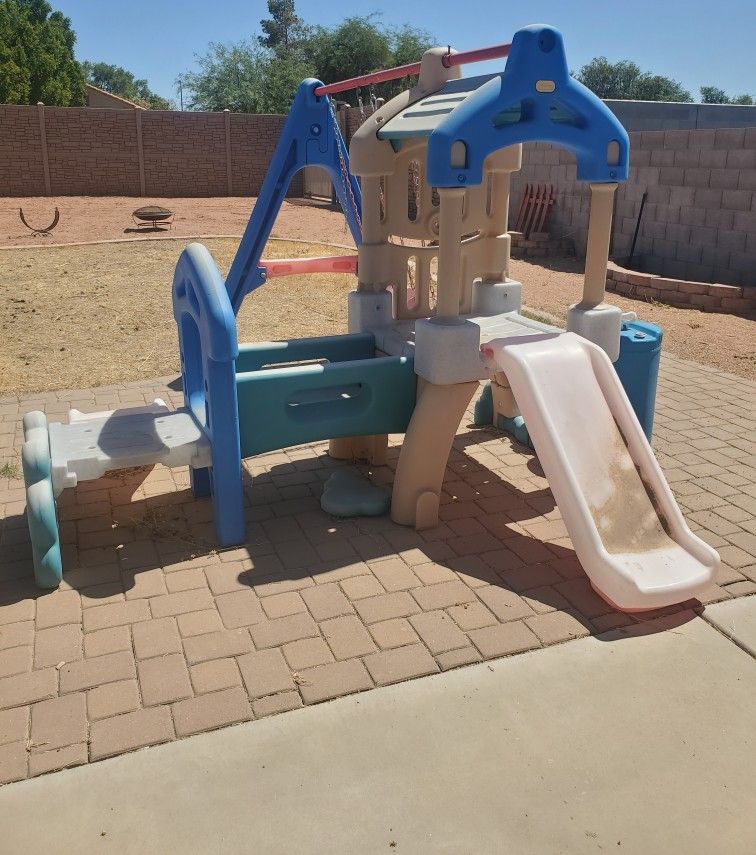 Little Tikes Swing Set And Climbing Gym