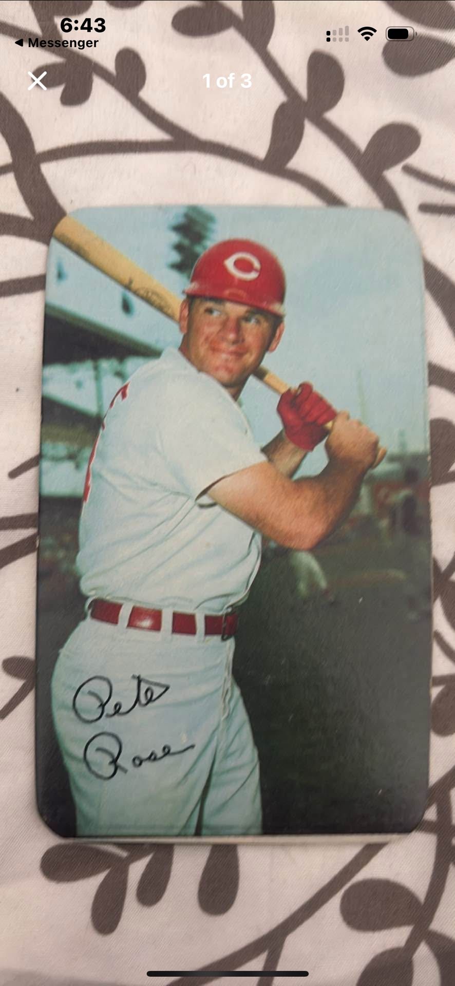 1970 Oversized Pete Rose Card!!