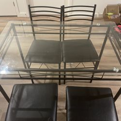 Dining Table With 4 Chairs