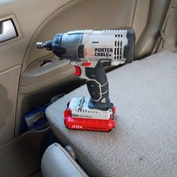 Porter Cable Impact Driver With 20v Battery