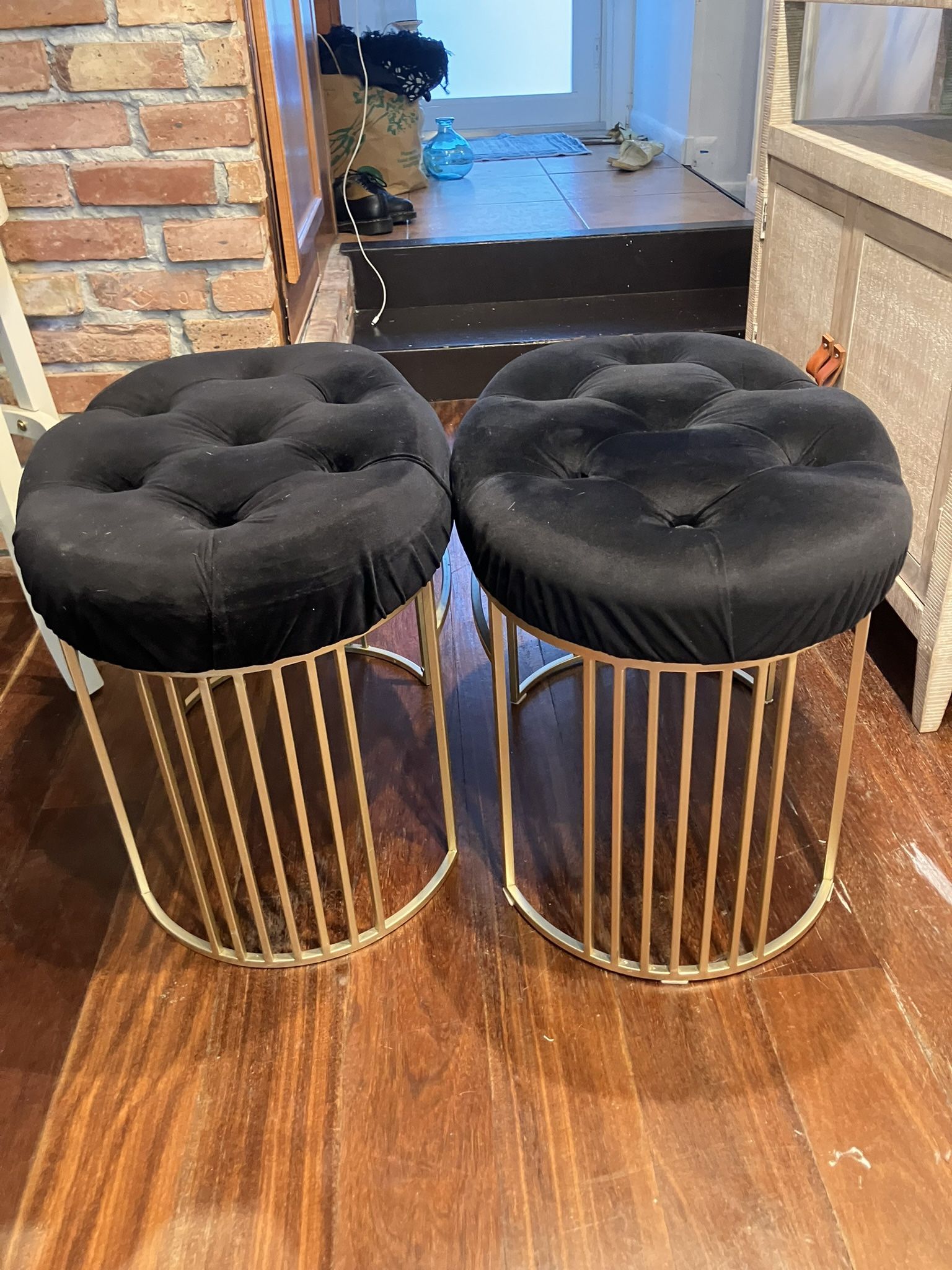 Art Deco Style Foot Stools Cushions Chairs Or Foot Rest M