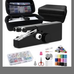 Handheld Sewing Machine, Portable & Cordless Mini Sewing Machine For Beginners - Electric Fast Stitching, DIY Fabric Clothes Repair Kit, Home Travel M