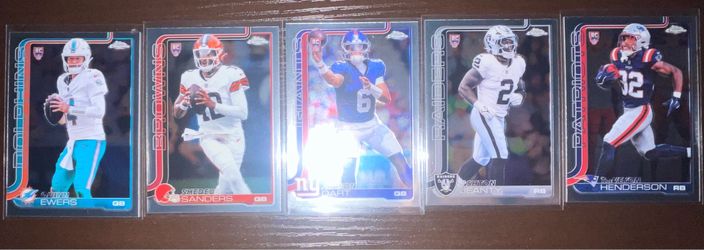 2025 Topps chrome 5 card lot