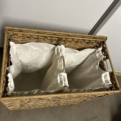 Laundry Hamper Rattan 