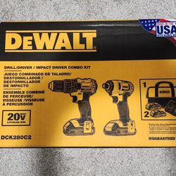 Dewalt Impact Driver And Drill Combo - 5 Available - 170 Each