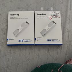 Game Stop Storage Expansion.