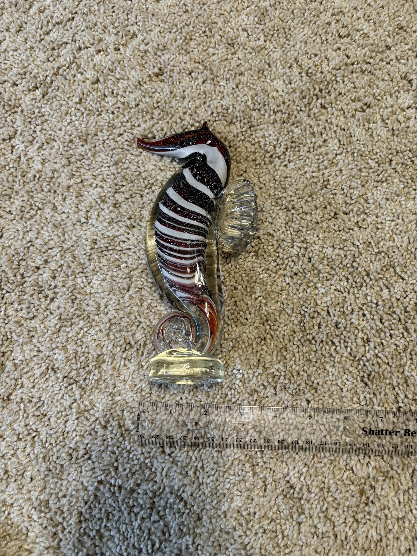 Blown Glass Seahorse
