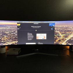 Samsung 49 Class Odyssey CRG9 Series DQHD Curved Gaming Monitor
