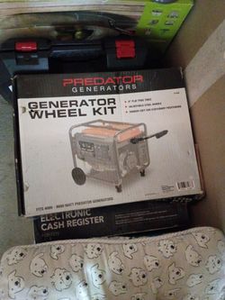 Generate a kit and electric cash register never used in box