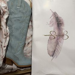 Jessica Simpson Zaikes Studded Western Boots