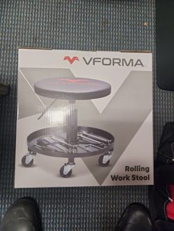 Brand New VFORMA Pneumatic Rolling Mechanic Shop Stool - New In Box
