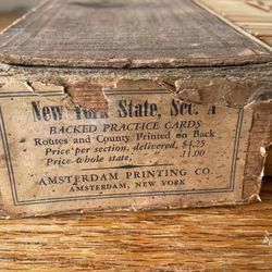 Antique Postal  zip code NYS study cards