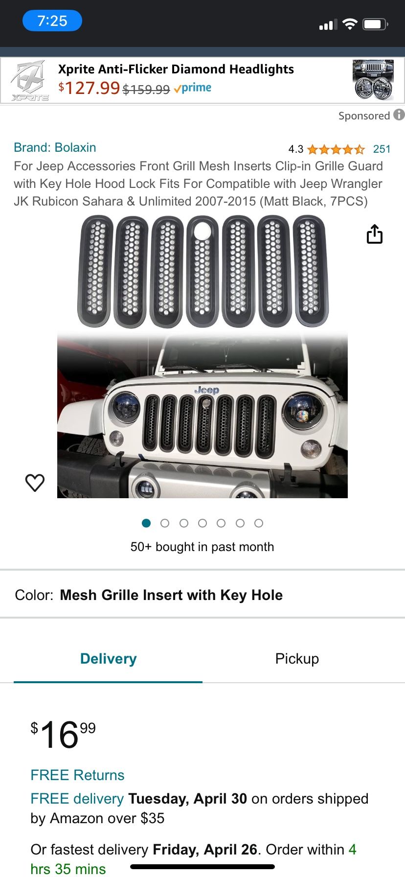 Jeep Grill Covers
