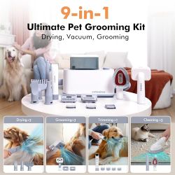 Brand New Dog Grooming Vacuum Kit, Dog Vacuum for Shedding Grooming Hair Dryer