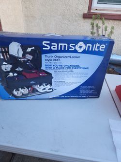 Samsonite Trunk Organizer/Golf/Sports/Business/Locker