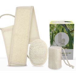 Natural Loofah Sponge Set