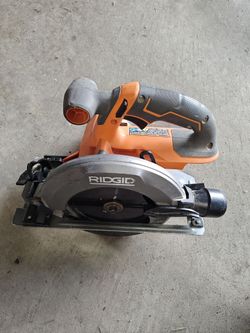 Ridgid circular saw.