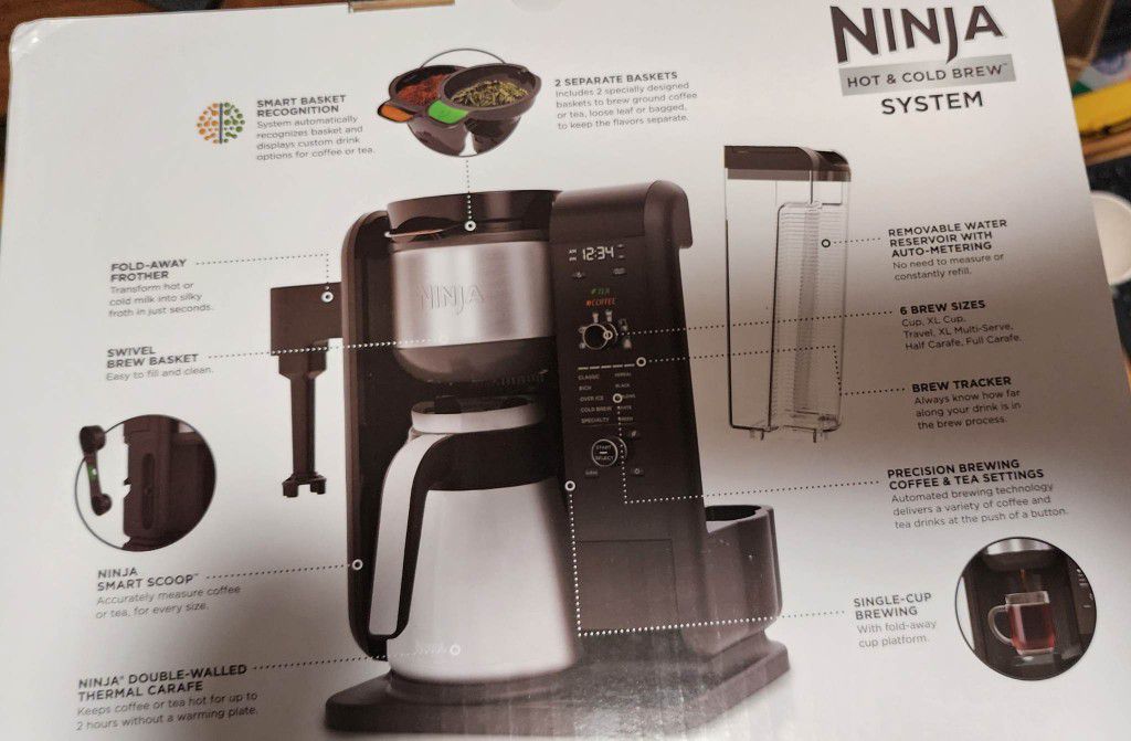 Ninja Hot & Cold Brewed System With Thermal Carafe