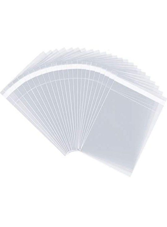 Pack It Chic - 5” X 7” (1000 Pack) Clear Resealable Polypropylene Bags - Fits 5X7 Prints, Photos, A2 A4 A6 Cards & Envelopes - Self Seal