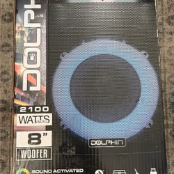 Dolphin portable 8” karaoke speaker/ party speaker