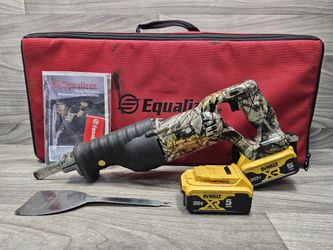 Equalizer Cordless Glass Removal Tool Kit w/ Case DeWalt 20V Batteries (A1D028598)
