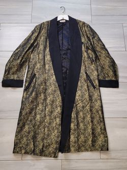 Vintage robe used as halloween costume