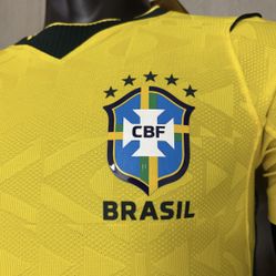 BRAZIL HOME JERSEY PLAYER VERSION