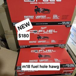 New Milwaukee M18  Fuel Hole Hawg $299+tax Retail 
