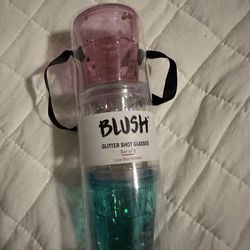 Blush Glitter Shot Glasses 3pk
