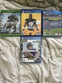 PS4 Games And Xbox 1 Game 