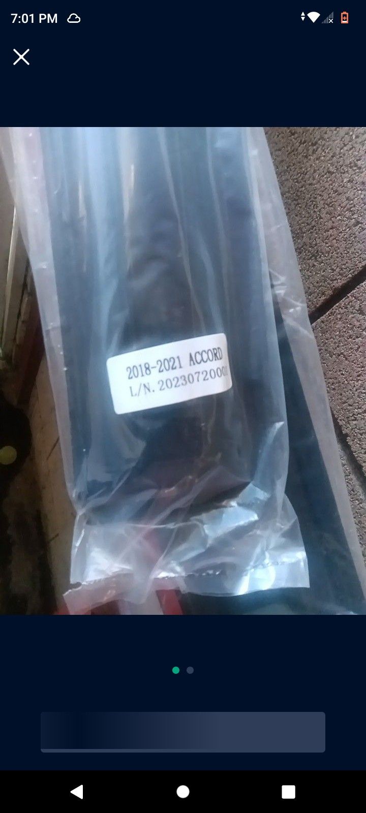 2018-2021 Honda Accord Window Visors New Rain Guard