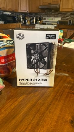 New Cooler Master Hyper 212 EVO CPU Cooler & 120mm PWM PC Fan RR-212E-20PK-R2