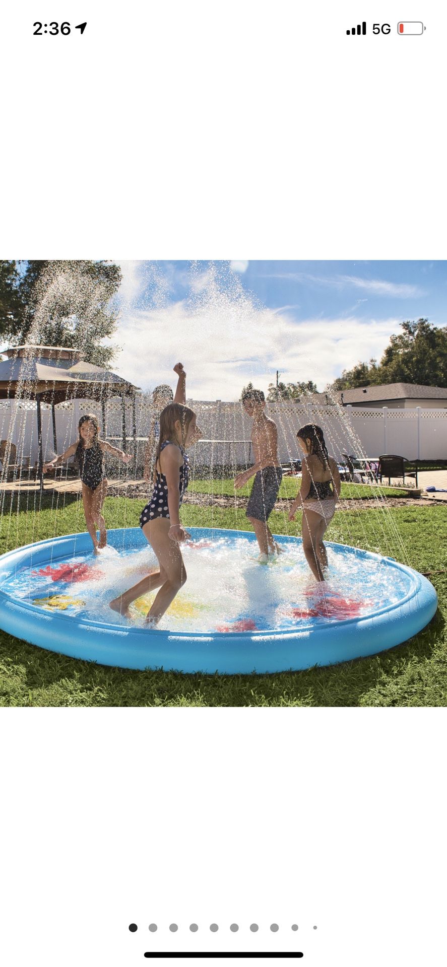 🔥💦💦 A waterpark in your backyard, the WOW Splash Pad features extra-thick, heavy-duty PVC, more than twice as thick as most splash pads on the mark