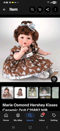 Marie Osmond Hershy Kiss Doll 