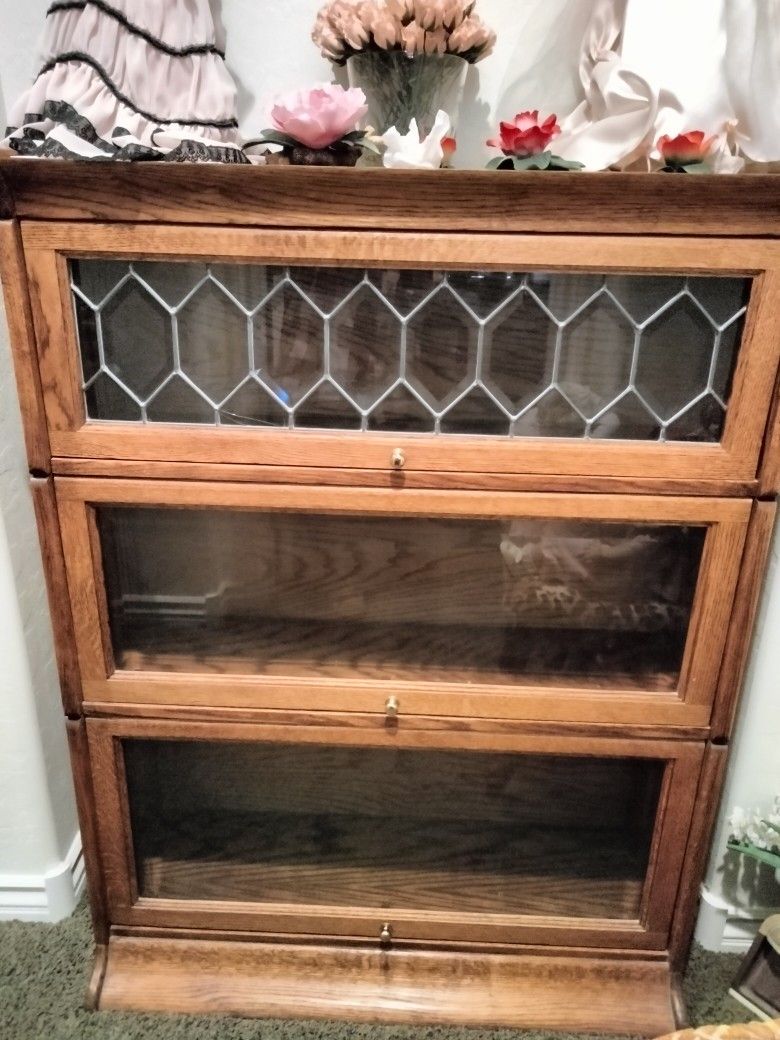 Antique Bookshelves Oak Three Shelves $500 For Shelves $600