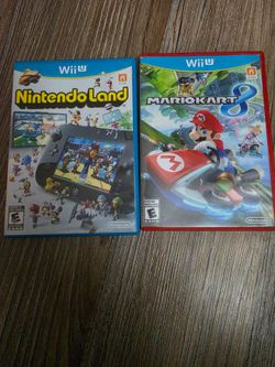 Nintendo Wii U Games. $10 Both