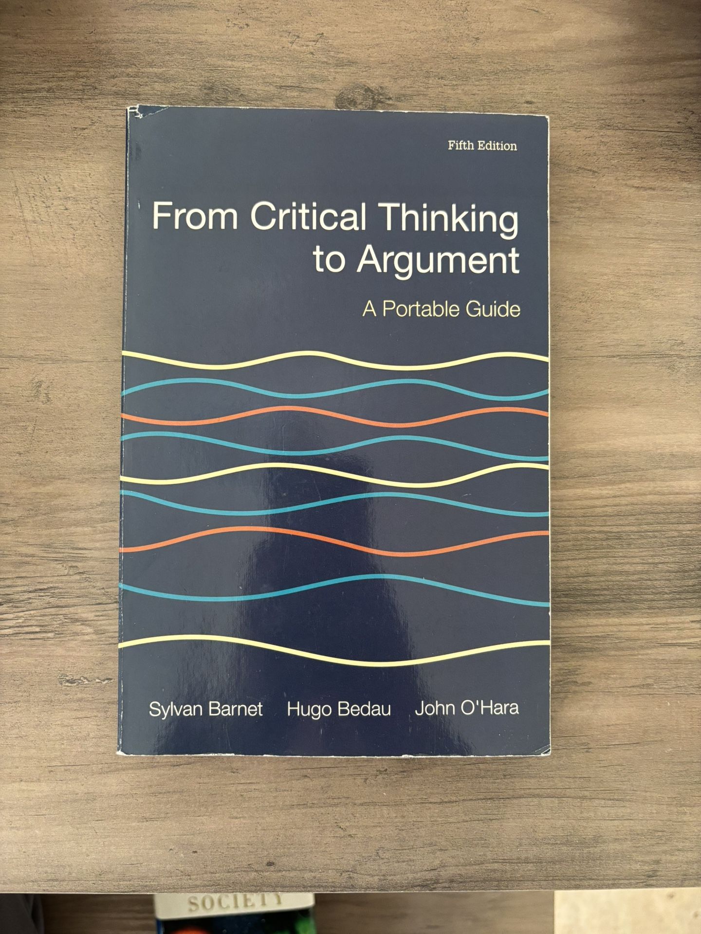 From Critical Thinking To Argument