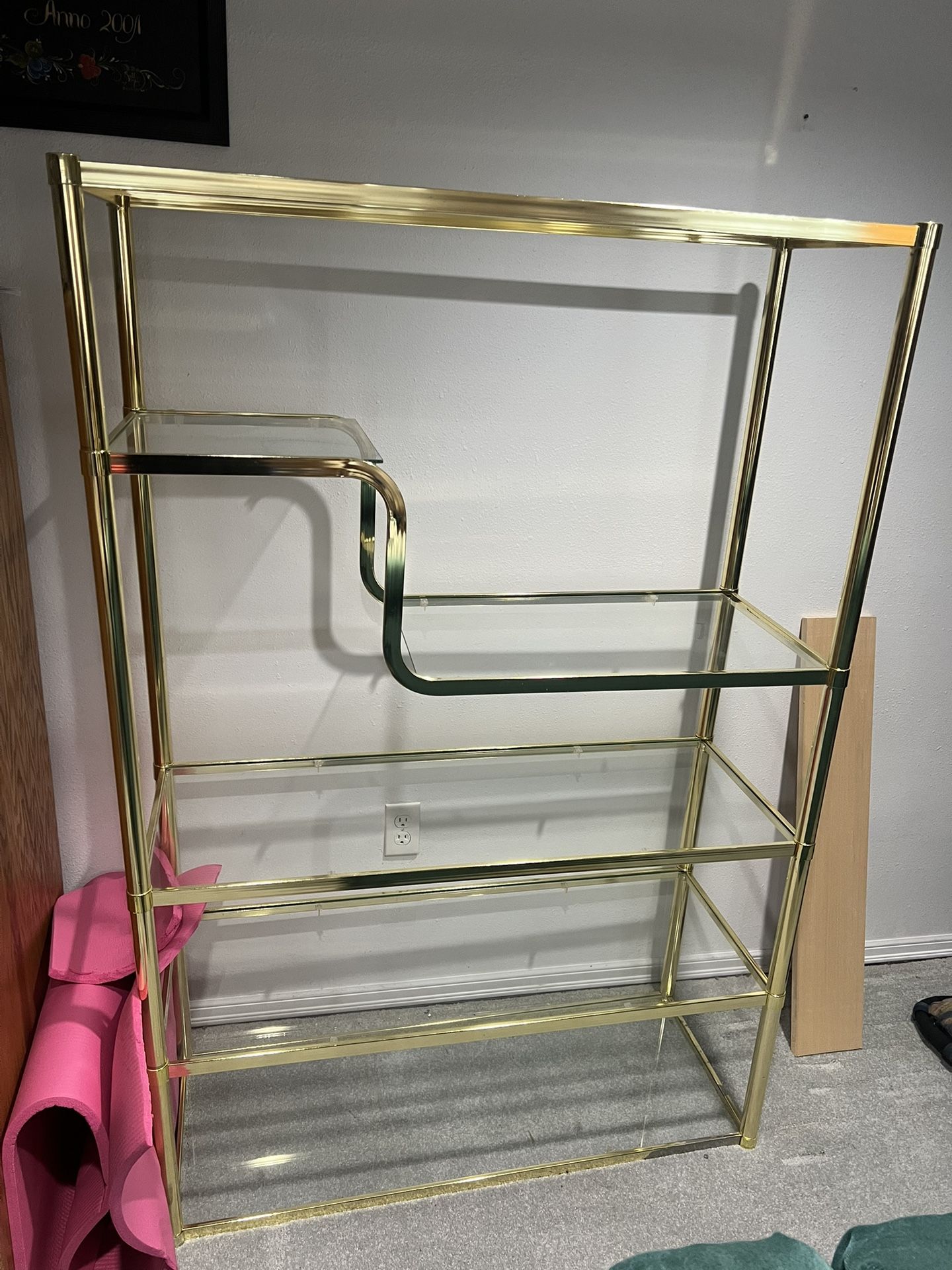 Glass Shelving Unit 