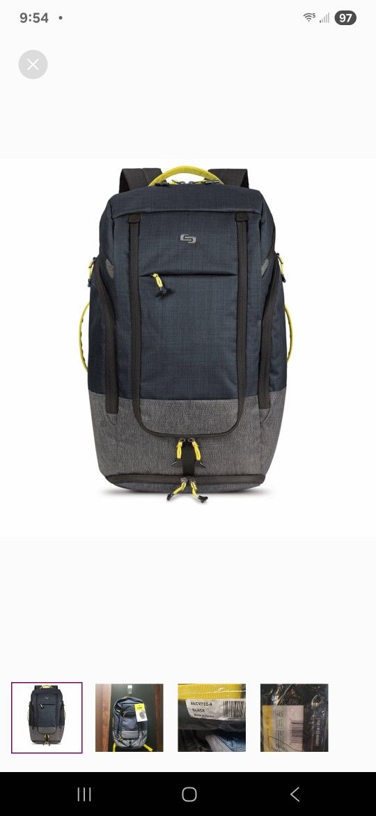 Solo New York - Everyday Max Recycled Backpack - 17.3" - ACV732