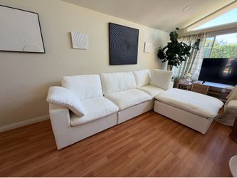 New in Box!📦 White Cloud Sectional Couch Sofa