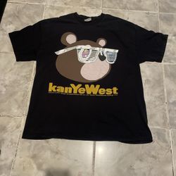 Vintage 2008 Kanye West X Takashi Murakami Black SZ X-Large Rap Tee 00s