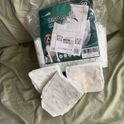 Small 50 Count Doggy Male diapers. $13