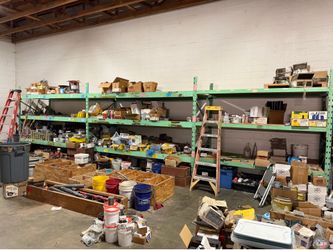 Warehouse racks or shelving