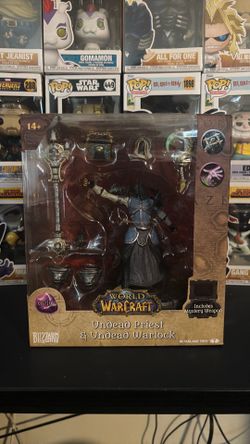 WOW Warcraft Undead Priest & Undead Warlock (Epic) Figure